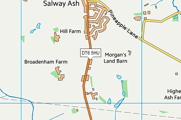 DT6 5HU map - OS VectorMap District (Ordnance Survey) DT6 5HU map - OS VectorMap District (Ordnance Survey)