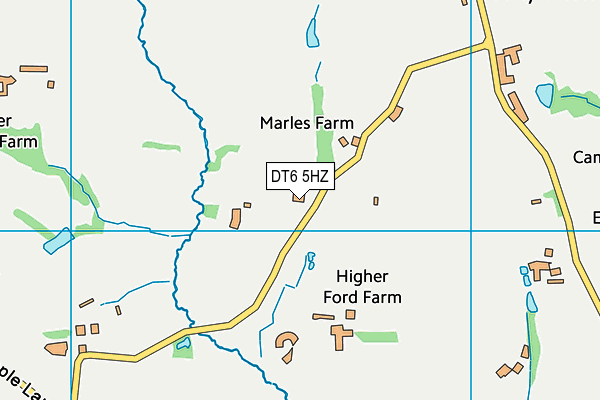 DT6 5HZ map - OS VectorMap District (Ordnance Survey) DT6 5HZ map - OS VectorMap District (Ordnance Survey)