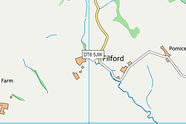 DT6 5JW map - OS VectorMap District (Ordnance Survey) DT6 5JW map - OS VectorMap District (Ordnance Survey)
