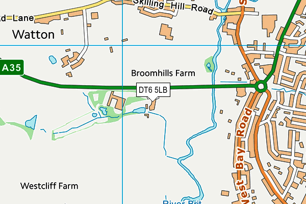 DT6 5LB map - OS VectorMap District (Ordnance Survey) DT6 5LB map - OS VectorMap District (Ordnance Survey)