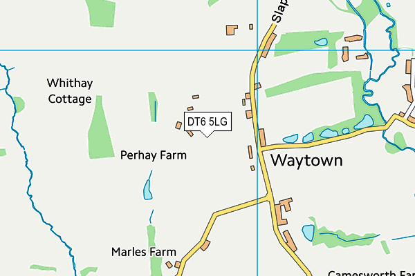 DT6 5LG map - OS VectorMap District (Ordnance Survey) DT6 5LG map - OS VectorMap District (Ordnance Survey)