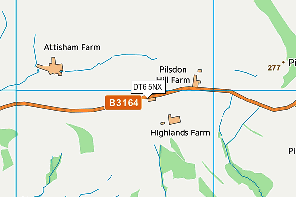 DT6 5NX map - OS VectorMap District (Ordnance Survey) DT6 5NX map - OS VectorMap District (Ordnance Survey)