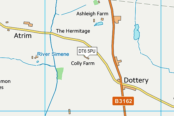 DT6 5PU map - OS VectorMap District (Ordnance Survey) DT6 5PU map - OS VectorMap District (Ordnance Survey)