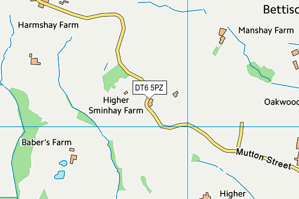 DT6 5PZ map - OS VectorMap District (Ordnance Survey) DT6 5PZ map - OS VectorMap District (Ordnance Survey)