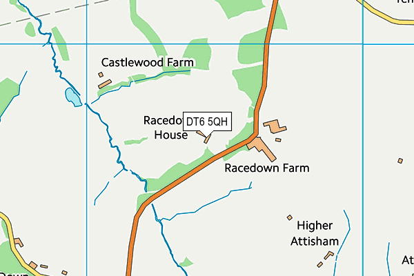 DT6 5QH map - OS VectorMap District (Ordnance Survey) DT6 5QH map - OS VectorMap District (Ordnance Survey)