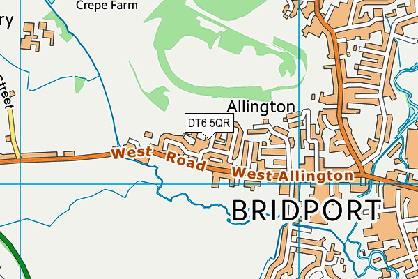 DT6 5QR map - OS VectorMap District (Ordnance Survey) DT6 5QR map - OS VectorMap District (Ordnance Survey)