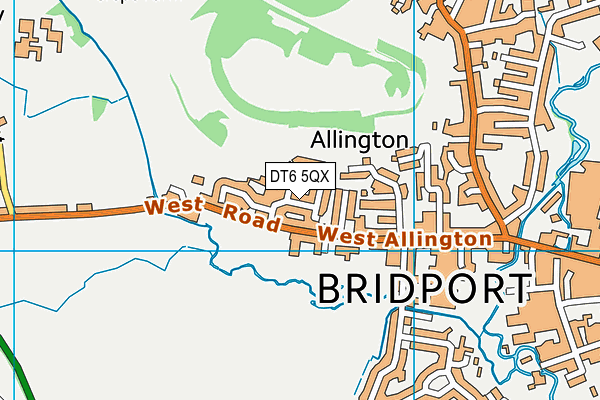 DT6 5QX map - OS VectorMap District (Ordnance Survey) DT6 5QX map - OS VectorMap District (Ordnance Survey)
