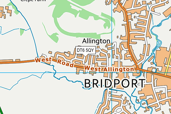 DT6 5QY map - OS VectorMap District (Ordnance Survey) DT6 5QY map - OS VectorMap District (Ordnance Survey)