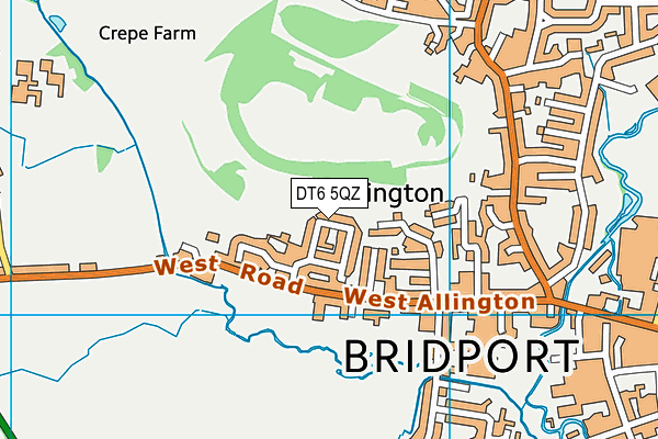 DT6 5QZ map - OS VectorMap District (Ordnance Survey) DT6 5QZ map - OS VectorMap District (Ordnance Survey)