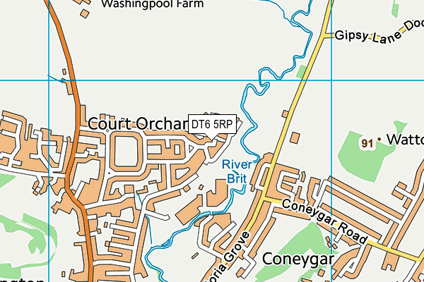 DT6 5RP map - OS VectorMap District (Ordnance Survey) DT6 5RP map - OS VectorMap District (Ordnance Survey)