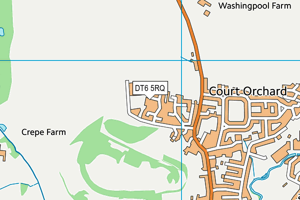 DT6 5RQ map - OS VectorMap District (Ordnance Survey) DT6 5RQ map - OS VectorMap District (Ordnance Survey)
