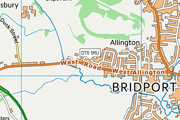 DT6 5RU map - OS VectorMap District (Ordnance Survey) DT6 5RU map - OS VectorMap District (Ordnance Survey)