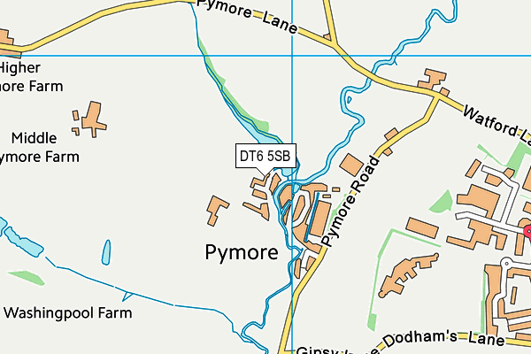 DT6 5SB map - OS VectorMap District (Ordnance Survey) DT6 5SB map - OS VectorMap District (Ordnance Survey)