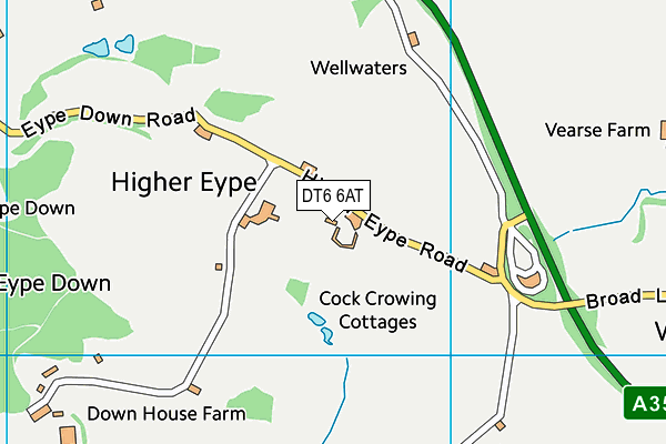 DT6 6AT map - OS VectorMap District (Ordnance Survey) DT6 6AT map - OS VectorMap District (Ordnance Survey)