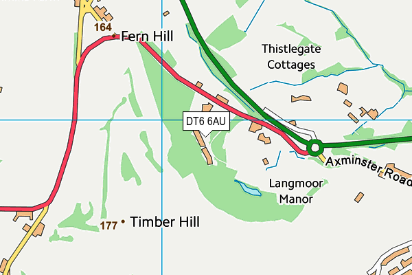 DT6 6AU map - OS VectorMap District (Ordnance Survey) DT6 6AU map - OS VectorMap District (Ordnance Survey)