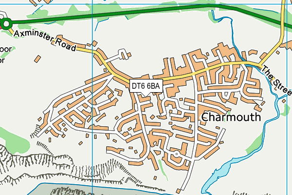 DT6 6BA map - OS VectorMap District (Ordnance Survey) DT6 6BA map - OS VectorMap District (Ordnance Survey)