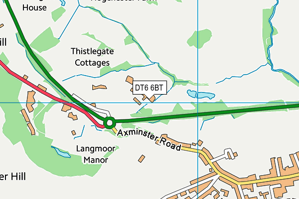 DT6 6BT map - OS VectorMap District (Ordnance Survey) DT6 6BT map - OS VectorMap District (Ordnance Survey)