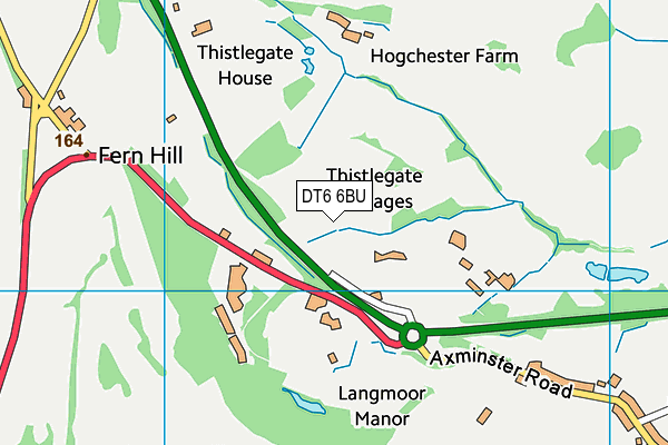 DT6 6BU map - OS VectorMap District (Ordnance Survey) DT6 6BU map - OS VectorMap District (Ordnance Survey)