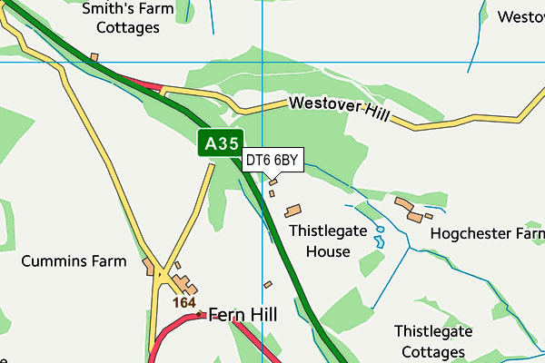 DT6 6BY map - OS VectorMap District (Ordnance Survey) DT6 6BY map - OS VectorMap District (Ordnance Survey)