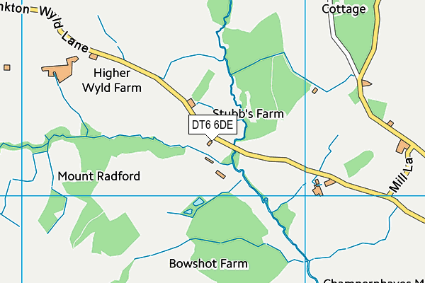 DT6 6DE map - OS VectorMap District (Ordnance Survey) DT6 6DE map - OS VectorMap District (Ordnance Survey)