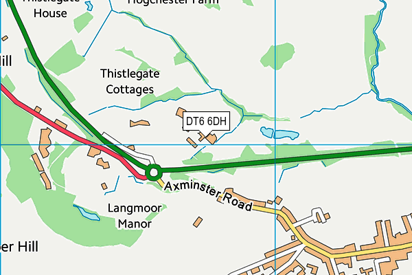 DT6 6DH map - OS VectorMap District (Ordnance Survey) DT6 6DH map - OS VectorMap District (Ordnance Survey)