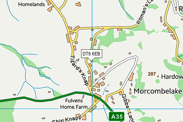 DT6 6EB map - OS VectorMap District (Ordnance Survey) DT6 6EB map - OS VectorMap District (Ordnance Survey)