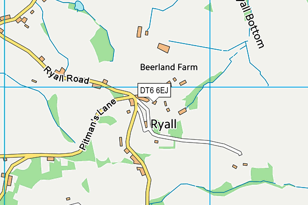 DT6 6EJ map - OS VectorMap District (Ordnance Survey) DT6 6EJ map - OS VectorMap District (Ordnance Survey)