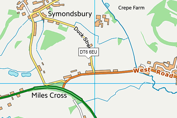 DT6 6EU map - OS VectorMap District (Ordnance Survey) DT6 6EU map - OS VectorMap District (Ordnance Survey)