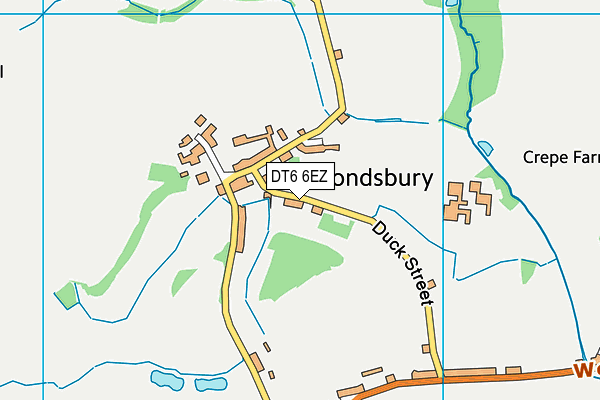 DT6 6EZ map - OS VectorMap District (Ordnance Survey) DT6 6EZ map - OS VectorMap District (Ordnance Survey)
