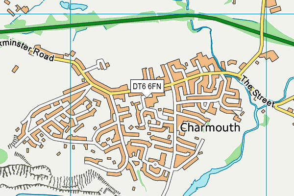 DT6 6FN map - OS VectorMap District (Ordnance Survey) DT6 6FN map - OS VectorMap District (Ordnance Survey)
