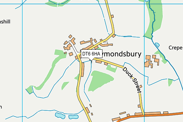 DT6 6HA map - OS VectorMap District (Ordnance Survey) DT6 6HA map - OS VectorMap District (Ordnance Survey)