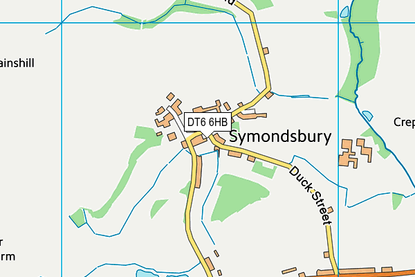 DT6 6HB map - OS VectorMap District (Ordnance Survey) DT6 6HB map - OS VectorMap District (Ordnance Survey)