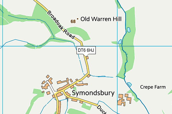 DT6 6HJ map - OS VectorMap District (Ordnance Survey) DT6 6HJ map - OS VectorMap District (Ordnance Survey)