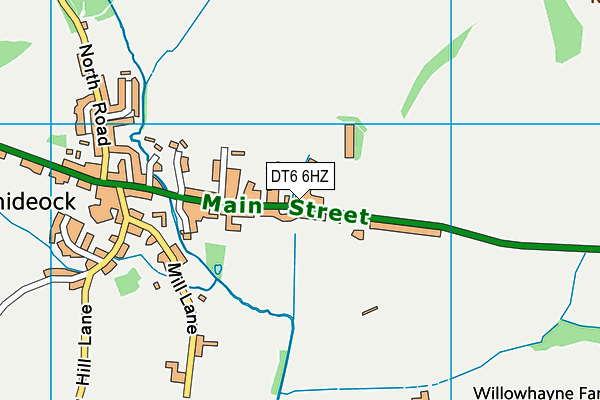 DT6 6HZ map - OS VectorMap District (Ordnance Survey)