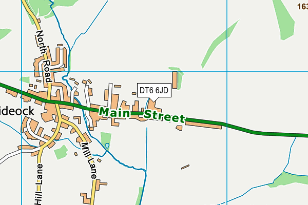 DT6 6JD map - OS VectorMap District (Ordnance Survey)