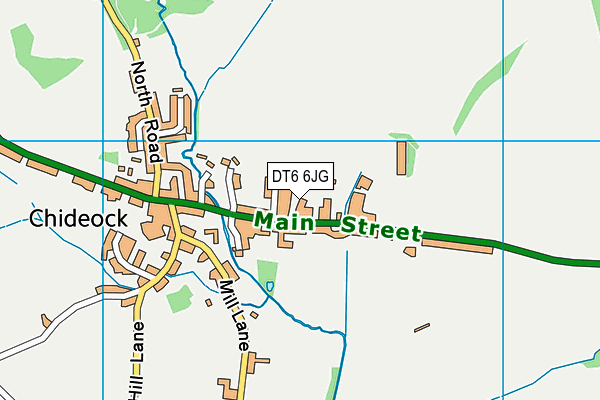 DT6 6JG map - OS VectorMap District (Ordnance Survey)