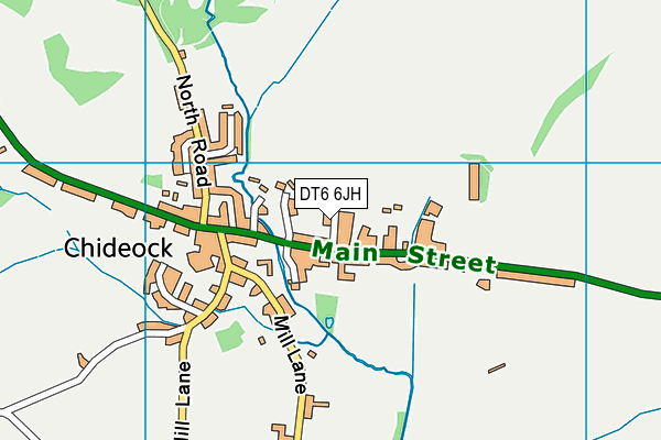 DT6 6JH map - OS VectorMap District (Ordnance Survey)