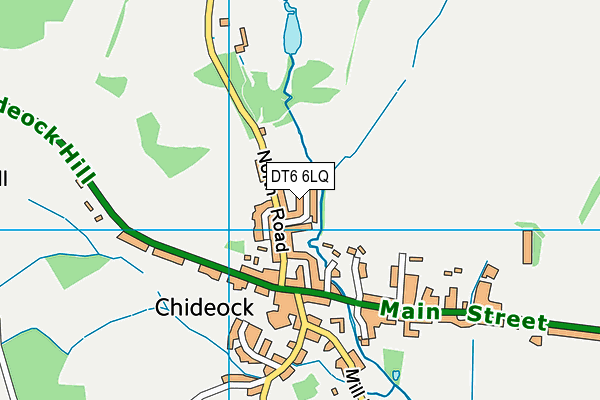 DT6 6LQ map - OS VectorMap District (Ordnance Survey)