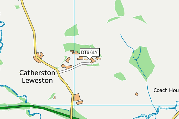 DT6 6LY map - OS VectorMap District (Ordnance Survey)