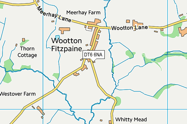DT6 6NA map - OS VectorMap District (Ordnance Survey)