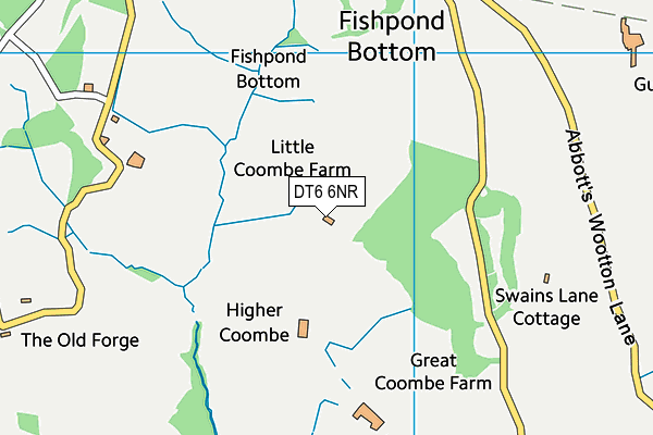 DT6 6NR map - OS VectorMap District (Ordnance Survey)