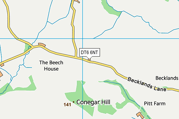 DT6 6NT map - OS VectorMap District (Ordnance Survey)