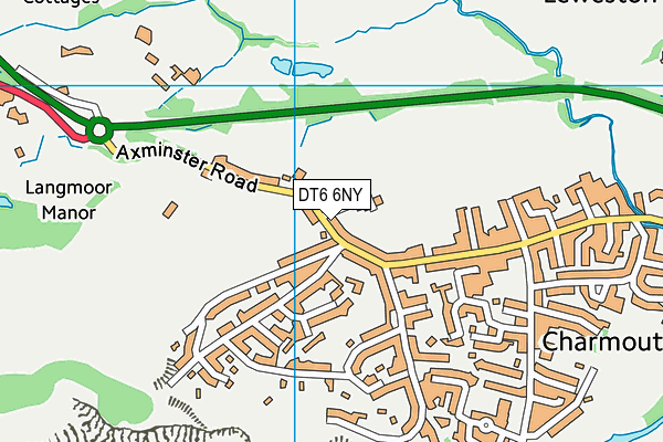 DT6 6NY map - OS VectorMap District (Ordnance Survey) DT6 6NY map - OS VectorMap District (Ordnance Survey)