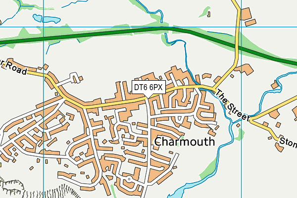 DT6 6PX map - OS VectorMap District (Ordnance Survey) DT6 6PX map - OS VectorMap District (Ordnance Survey)