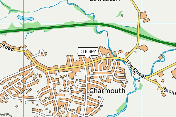 DT6 6PZ map - OS VectorMap District (Ordnance Survey) DT6 6PZ map - OS VectorMap District (Ordnance Survey)