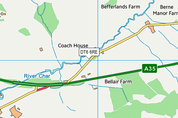 DT6 6RE map - OS VectorMap District (Ordnance Survey) DT6 6RE map - OS VectorMap District (Ordnance Survey)