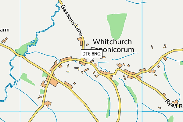 DT6 6RQ map - OS VectorMap District (Ordnance Survey)