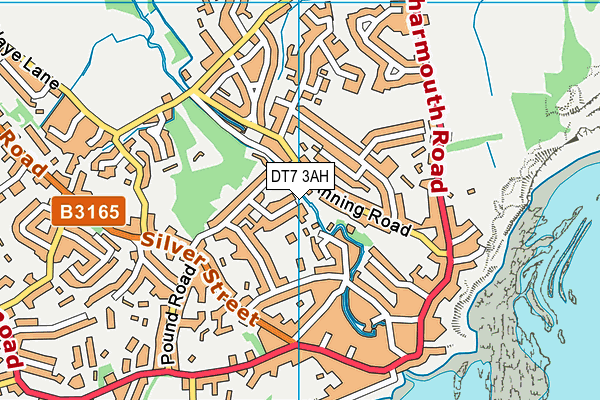 DT7 3AH map - OS VectorMap District (Ordnance Survey) DT7 3AH map - OS VectorMap District (Ordnance Survey)