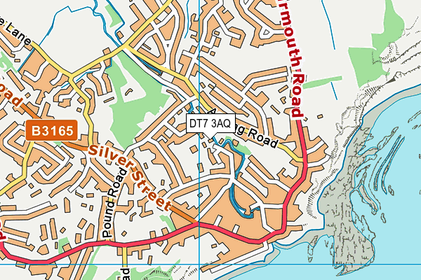 DT7 3AQ map - OS VectorMap District (Ordnance Survey) DT7 3AQ map - OS VectorMap District (Ordnance Survey)
