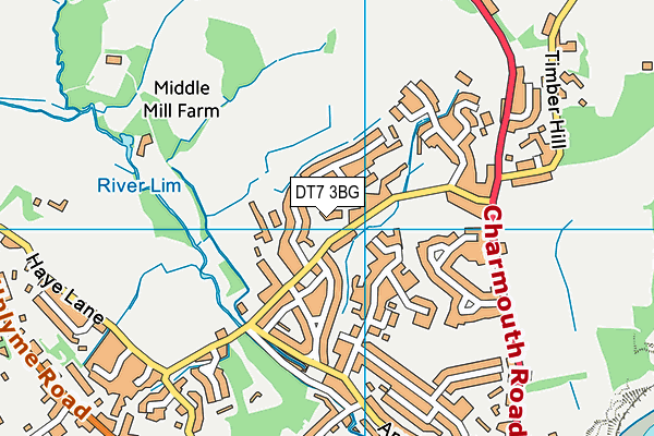 DT7 3BG map - OS VectorMap District (Ordnance Survey) DT7 3BG map - OS VectorMap District (Ordnance Survey)